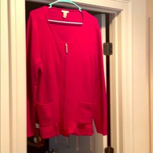 Jacket, zip up, peplum